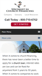 Mobile Screenshot of church-financing.com